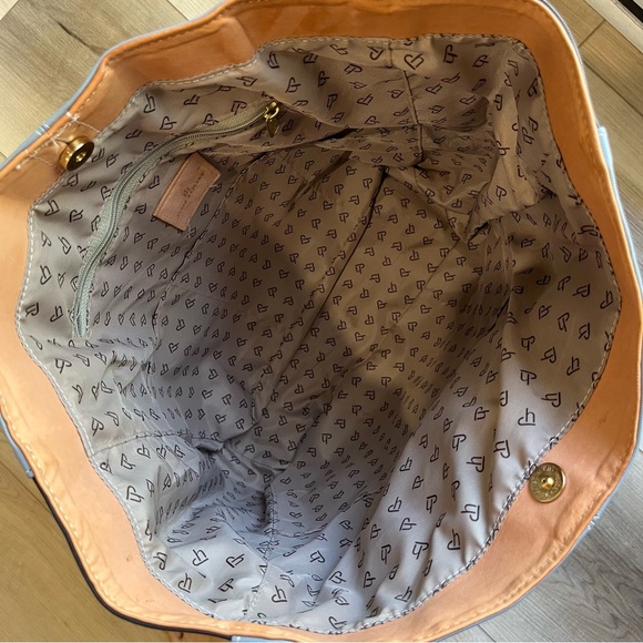 Jon hart alamo heights tote in slate monogram REJ - Picture 7 of 14